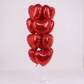 Load image into Gallery viewer, Red Hearts Balloon Bouquet
