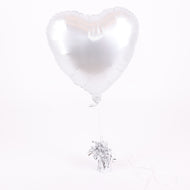 Satin Luxe Heart Foil Balloon, 18in