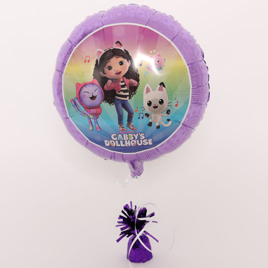 Round Gabby's Dollhouse Balloon, 18in