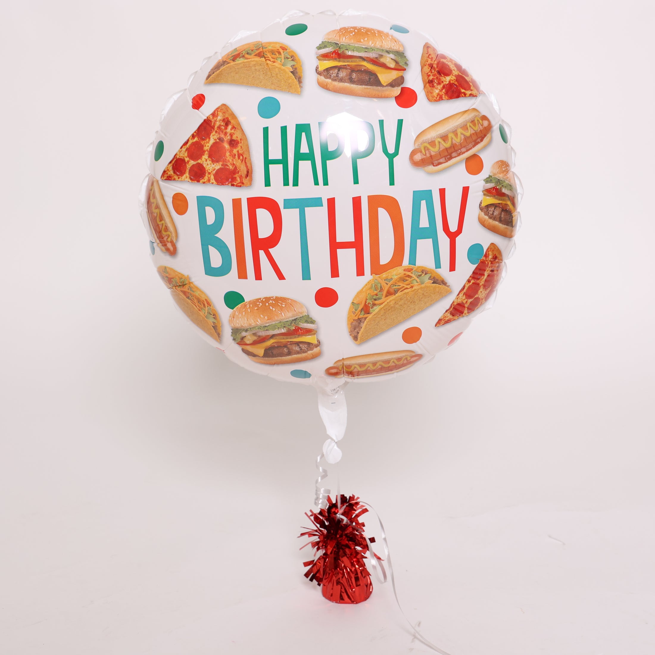 Happy Birthday Food Balloon, 18in