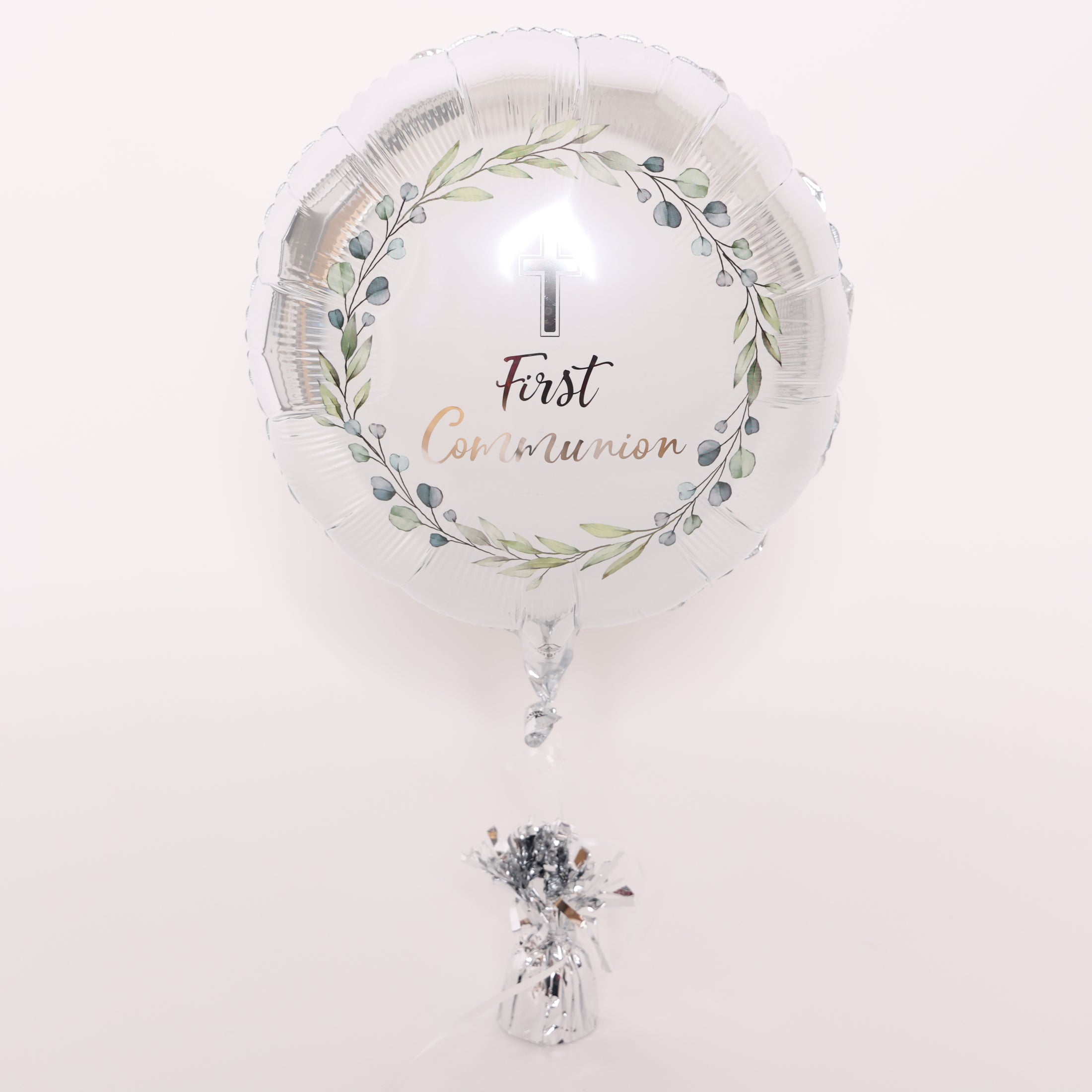 Round Pearl First Communion Balloon, 18in