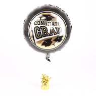 Congrats Grad Round Foil Balloon, 18in