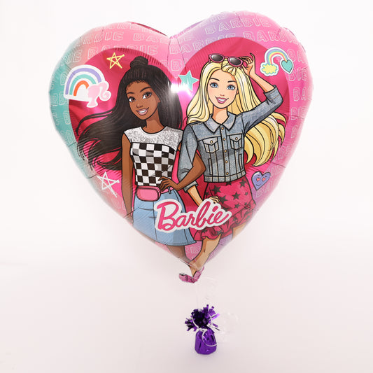 Barbie Heart Balloon, 28in