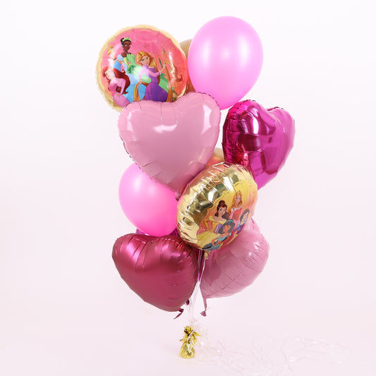 Pink Disney Princess Balloon Bouquet