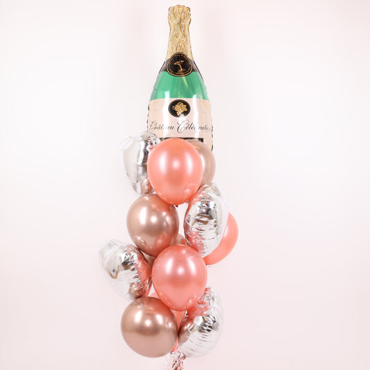 Rose Gold Celebration Balloon Bouquet