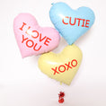 Load image into Gallery viewer, Conversation Heart Message Balloon, 37in
