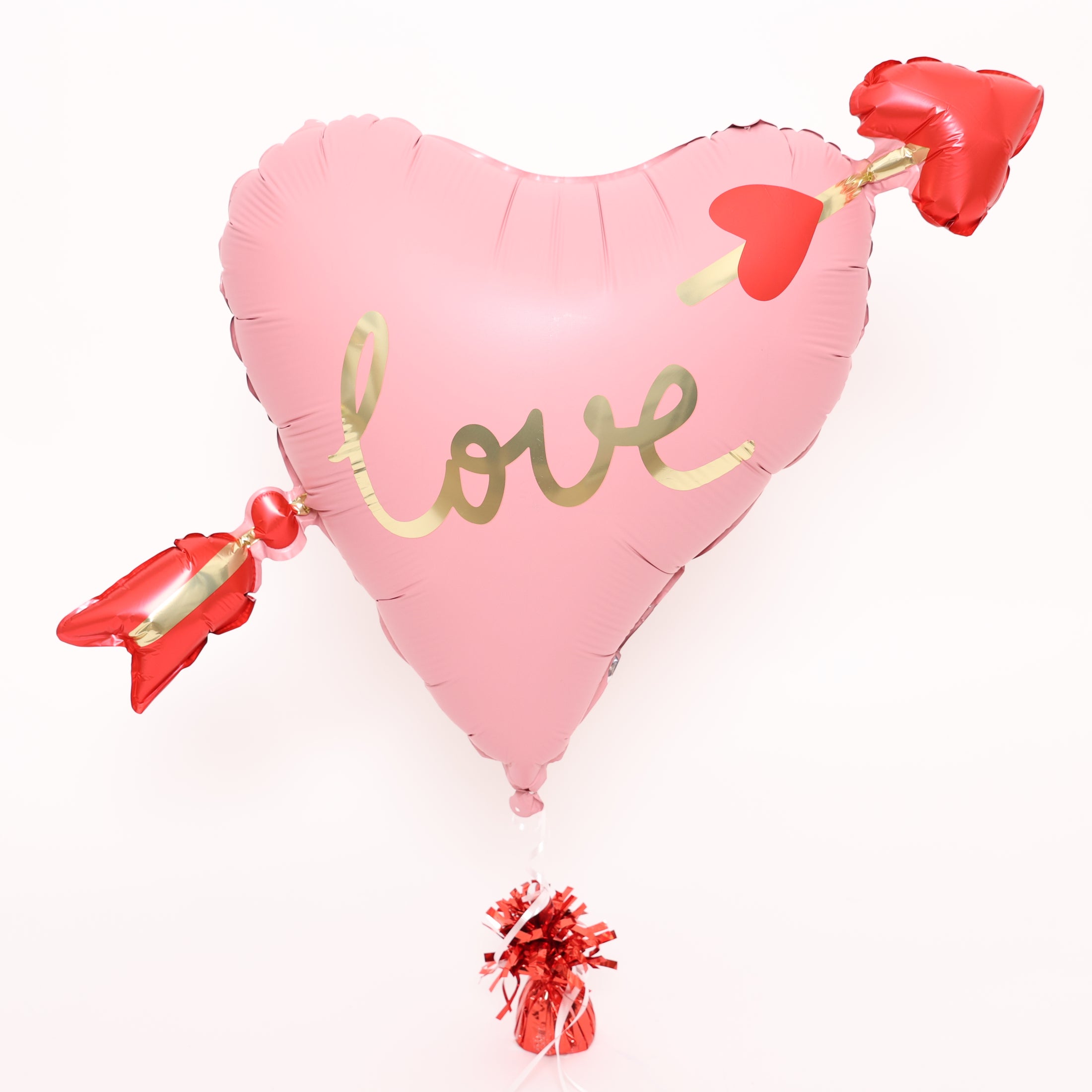 Heart & Arrow "Love" Balloon, 29in