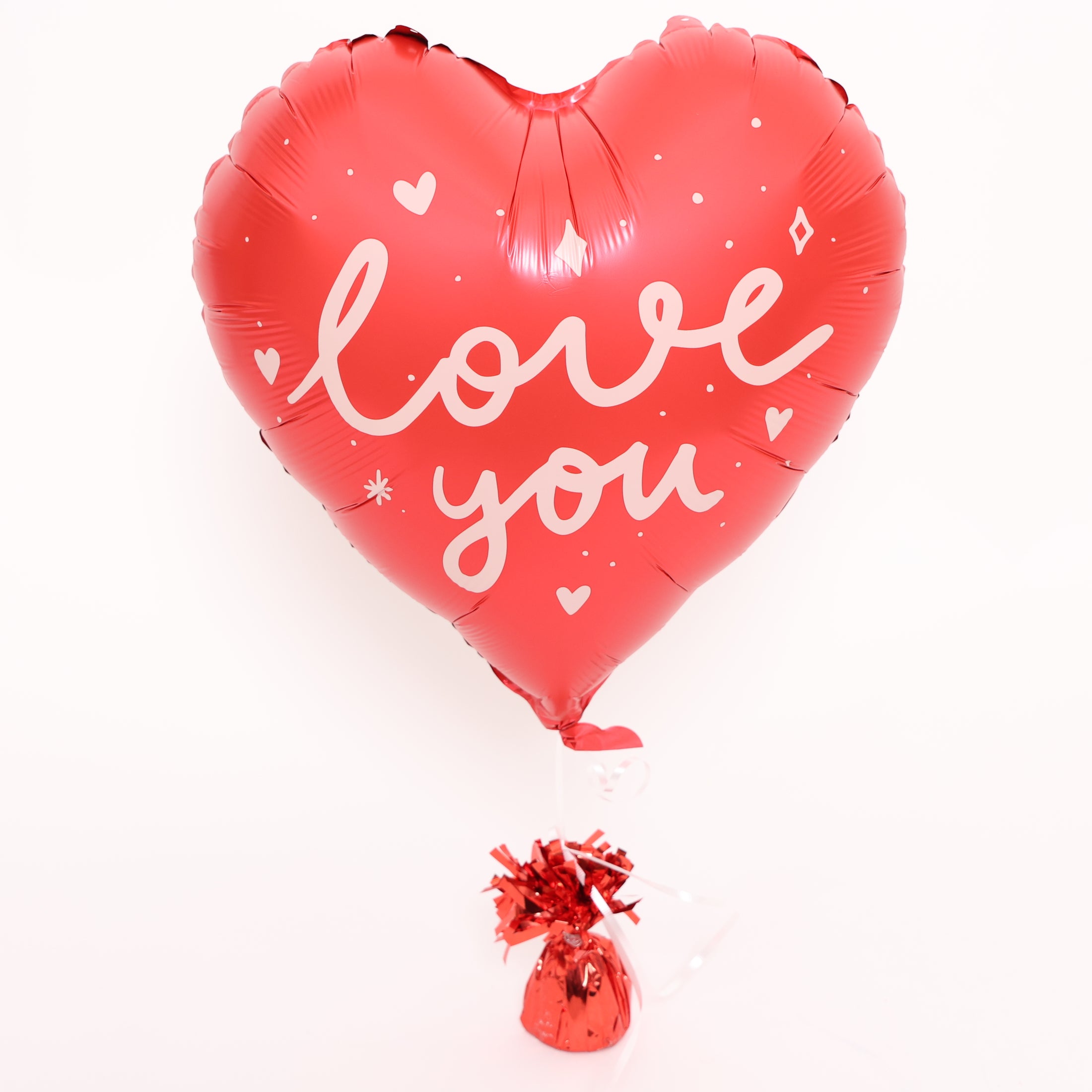 I Love You Heart Balloon, 17in