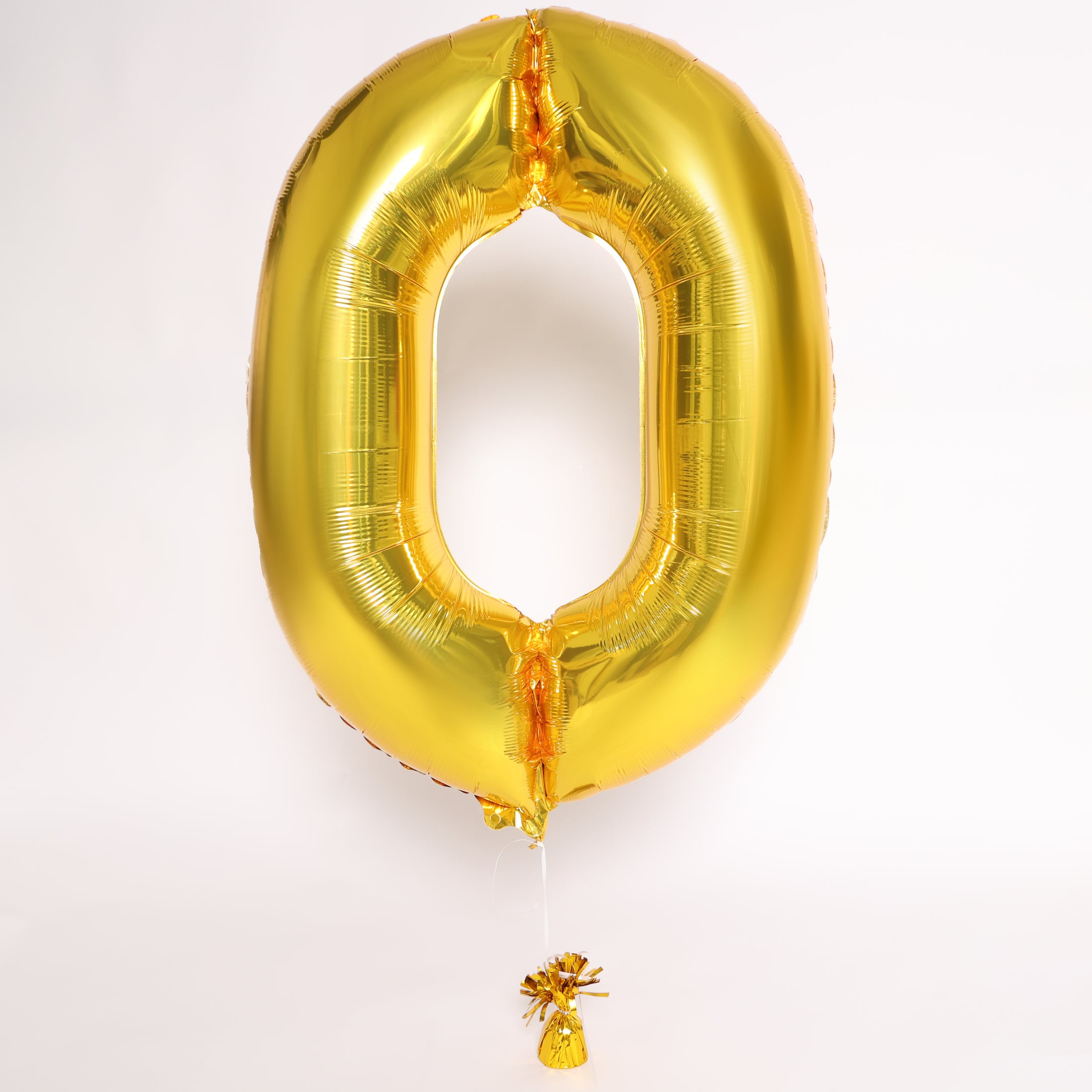 Gold Number Balloon, 34in