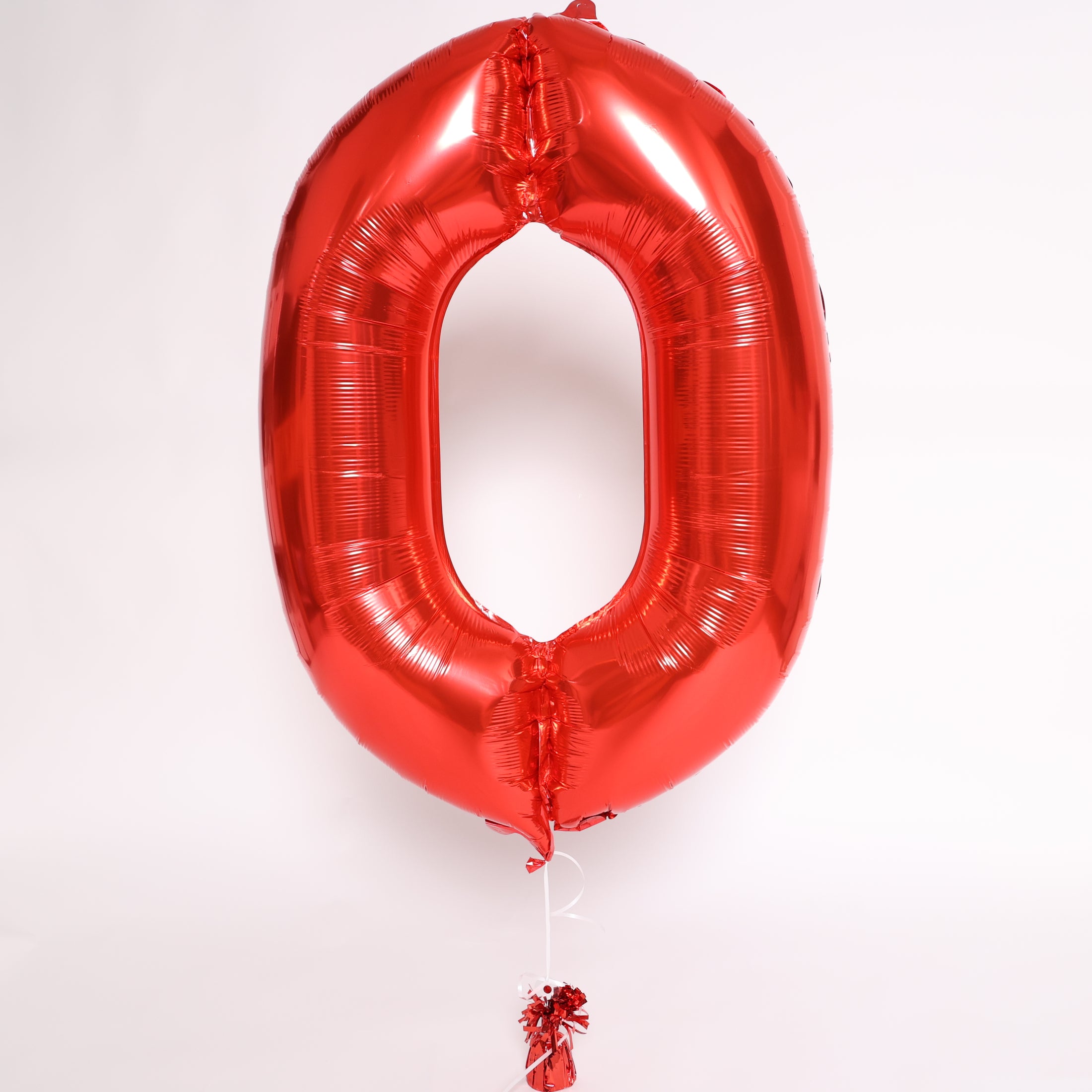 Red Number Balloon, 34in