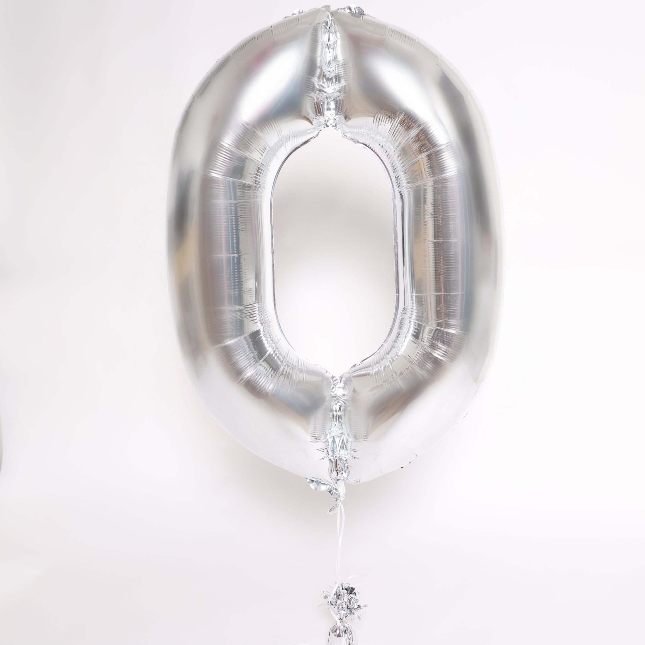 Silver Number Balloon, 34in