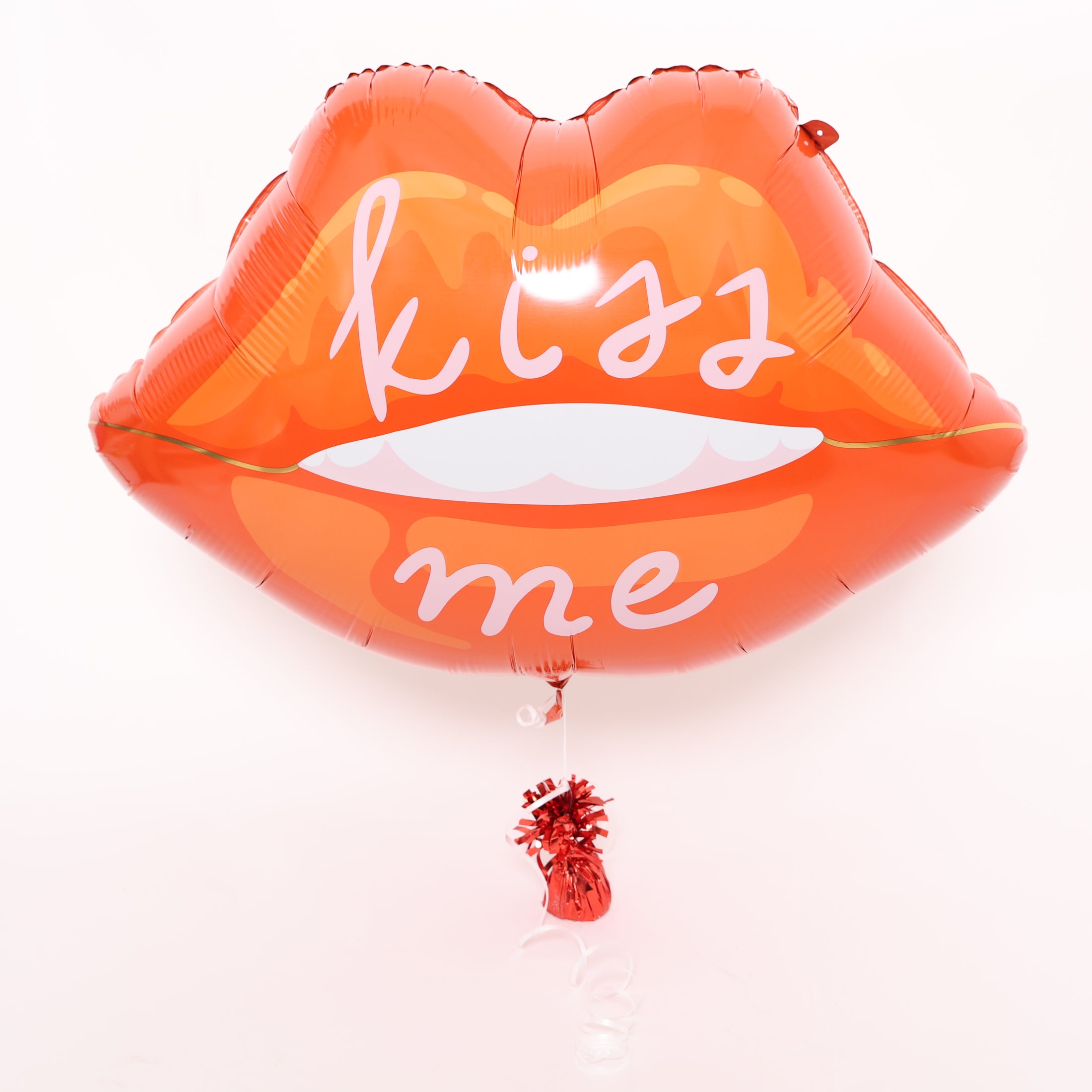 "Kiss Me" Lips Balloon, 34in