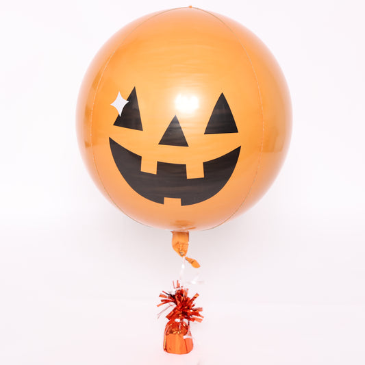 Orbz Jack O'Lantern Pumpkin Balloon, 16in