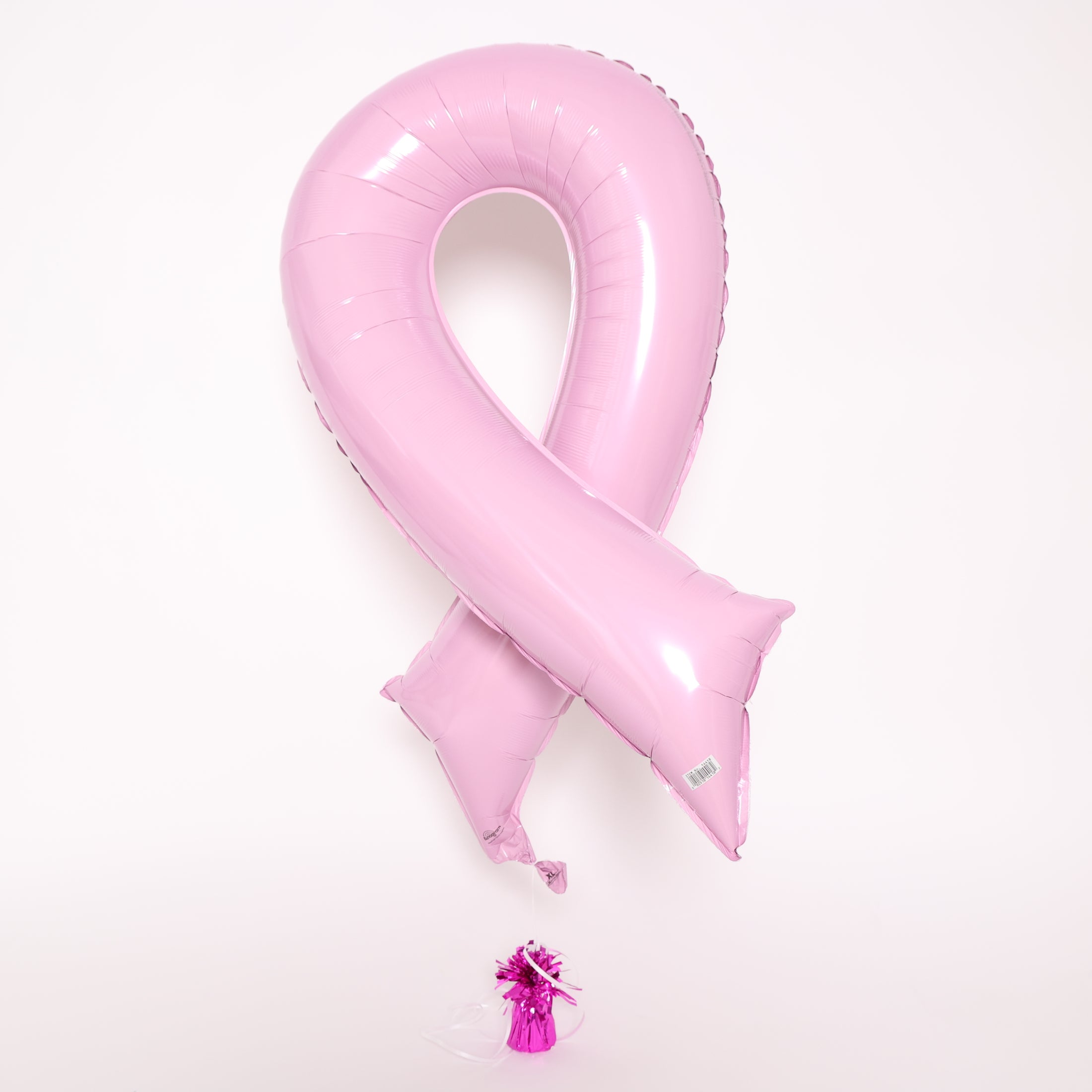 Pink Ribbon Breast Cancer Awareness Balloon, 36in