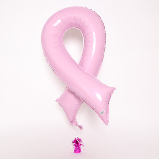 Pink Ribbon Breast Cancer Awareness Balloon, 36in