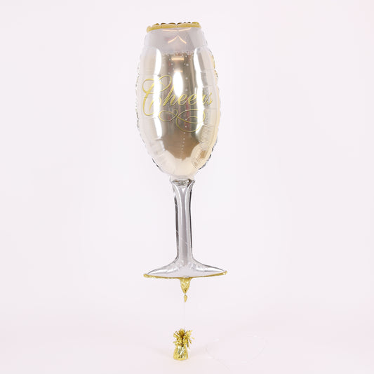 Champagne Glass Balloon, 38in