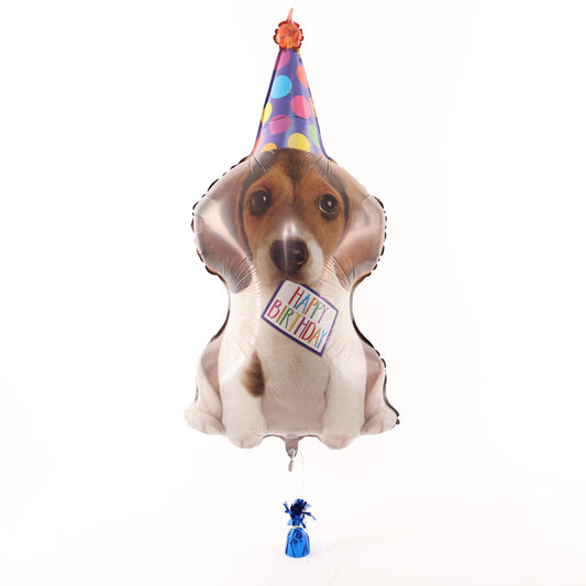 Happy Birthday Puppy Balloon, 41in
