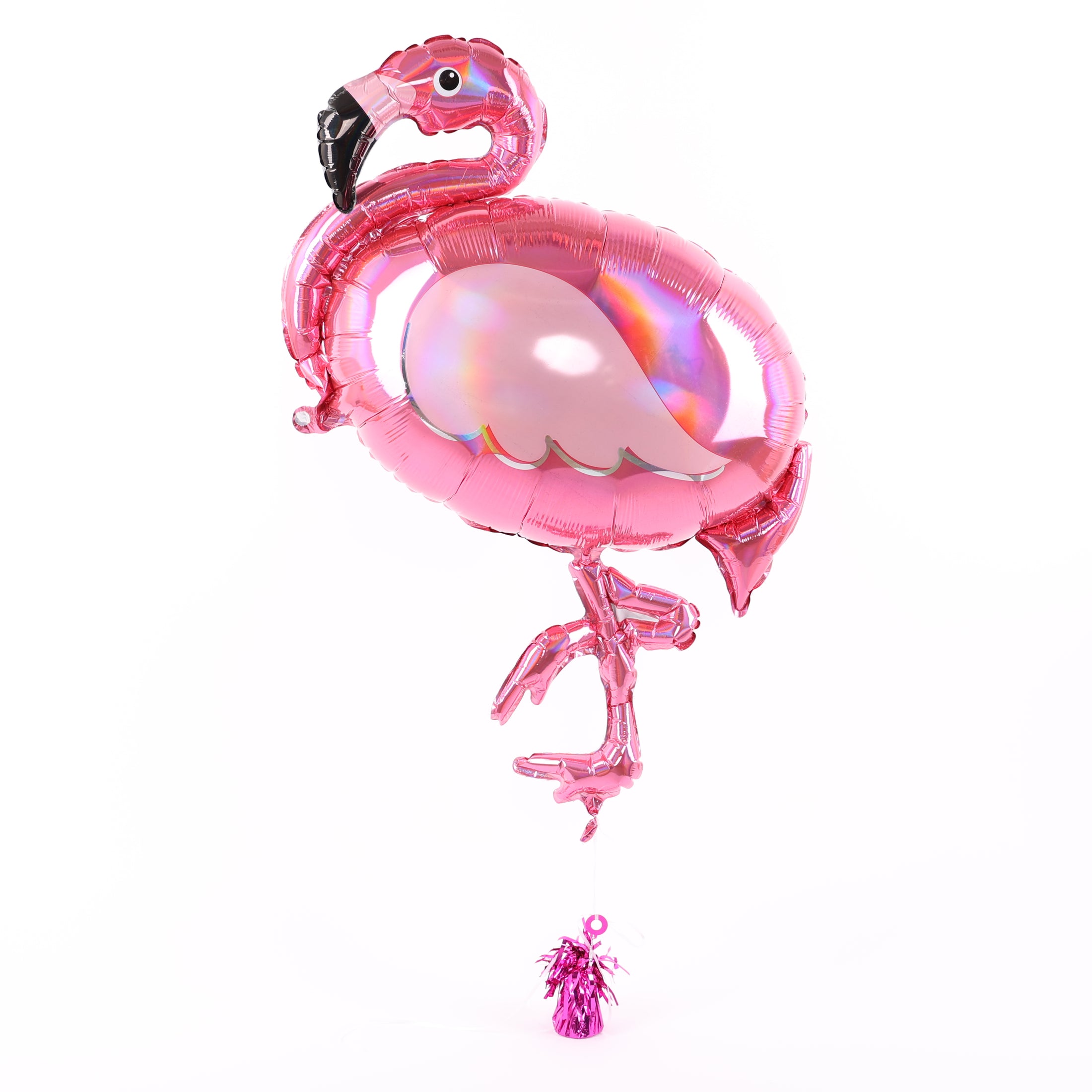Iridescent Pink Flamingo Balloon, 33in