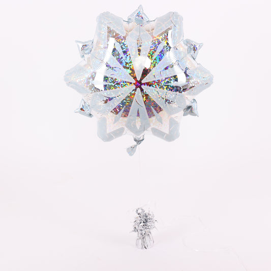 Snowflake Holographic Balloon, 18in